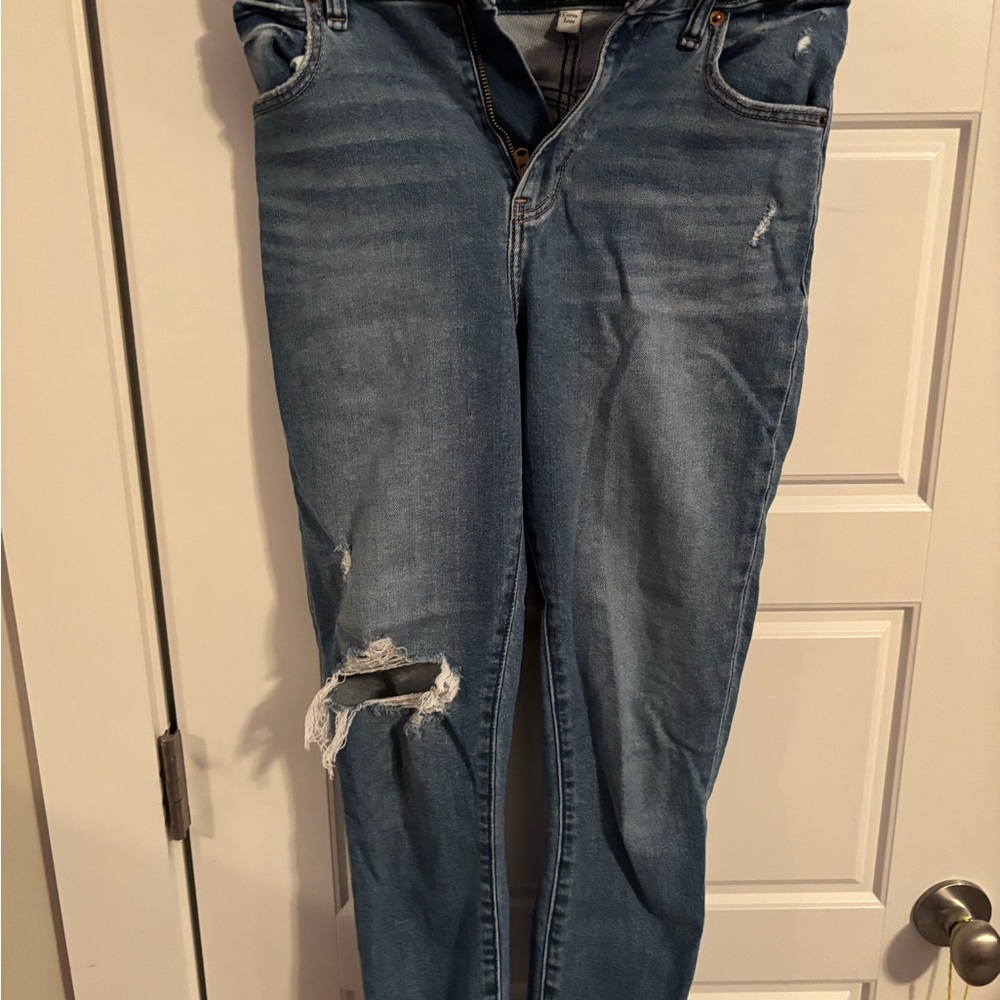 Abercrombie Distressed Blue Denim Jeans